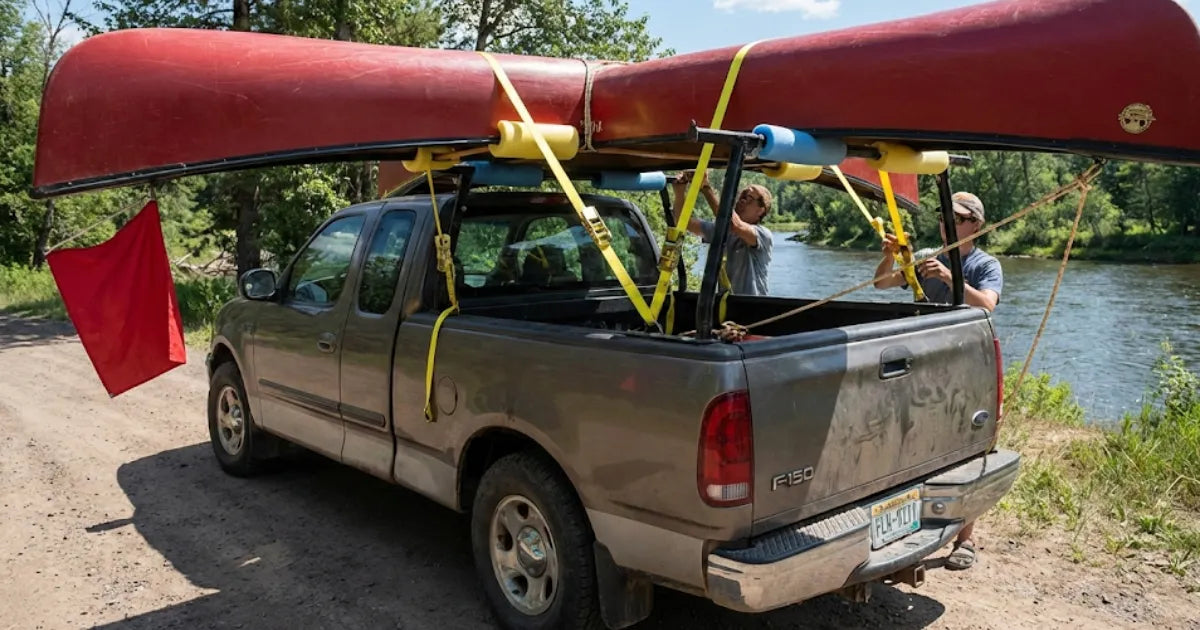 How To Transport Canoes By A Pickup Truck